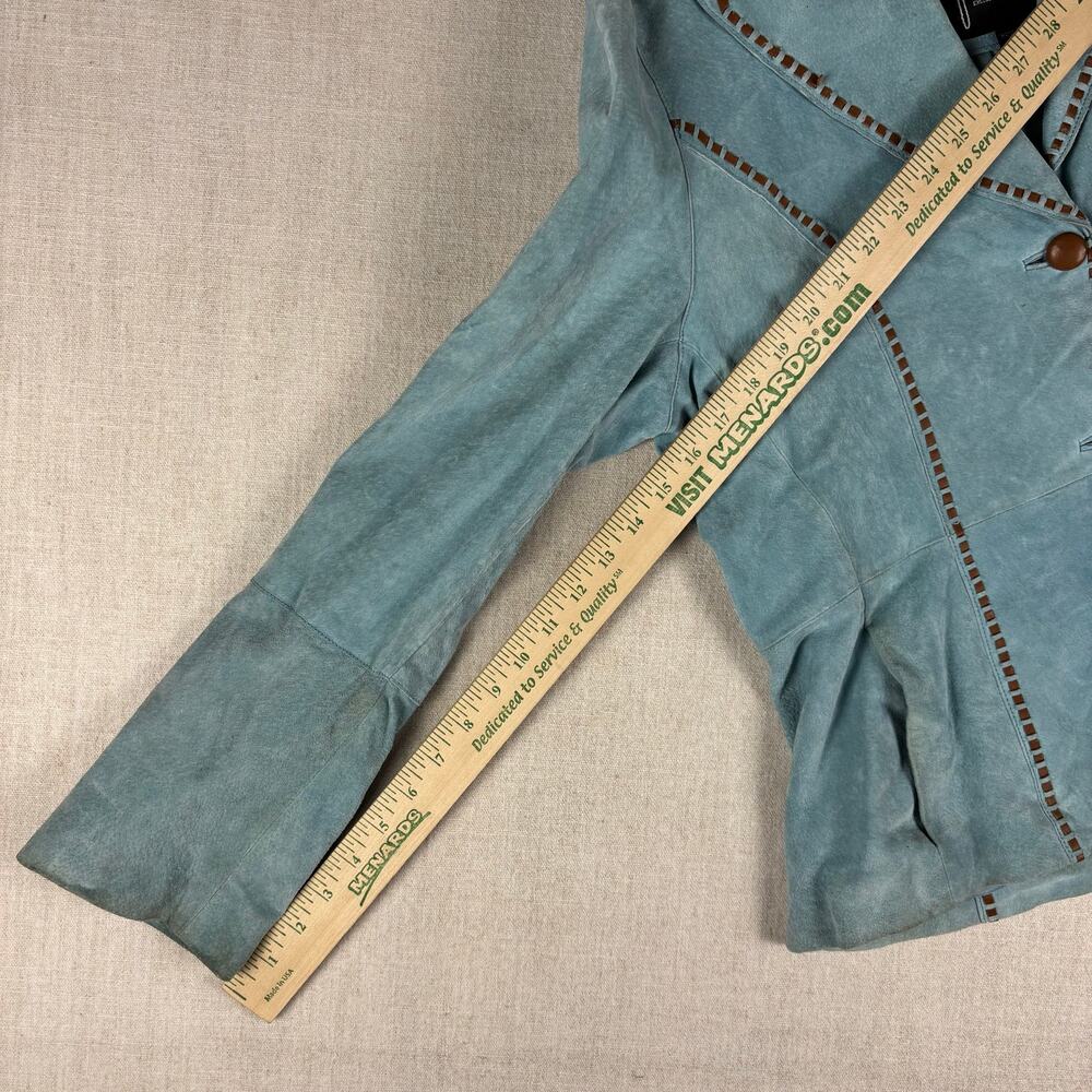 Vintage Wilsons Leather Venus Williams RARE Blue Suede Leather Full Set XL - Picture 13 of 16